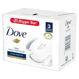 Dove Cream Beauty Bathing Bar 125 g (Pack of 3)