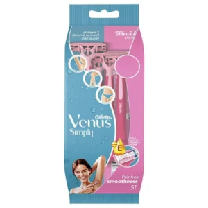 Gillette Venus Simply Manual Shaving Razor 5 pcs