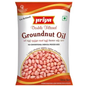 Priya Double Filtered Groundnut Oil 1 L