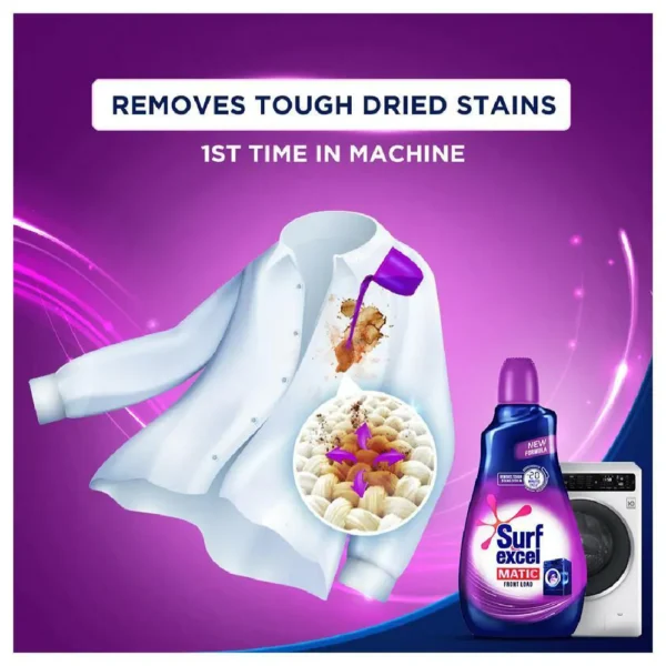 Surf Excel Matic Front Load Liquid Detergent 4 L - Image 4