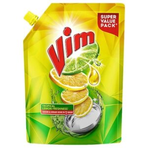 Vim Lemon Dishwash Liquid 900 ml
